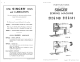 SINGER 212G 140 Instructions For Using Manual