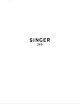 SINGER 241 Instructions Manual