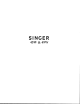 SINGER 45W Instructions For Using And Adjusting