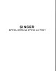 SINGER 46W61 Instructions For Using And Adjusting