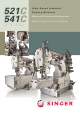 SINGER 521C Datasheet