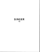 SINGER 52 Manual