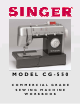 SINGER CG-550 Workbook