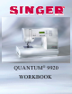 SINGER QUANTUM 9920 Workbook