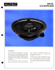Altec 409-8C CEILING SPEAKER Manual