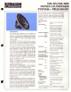 ALTEC LANSING 604-168X DUPLEX SPEAKER Manual