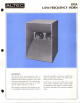Altec 815A LF SPEAKER CABINET Manual