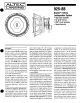 ALTEC LANSING 925-8B CEILING SPEAKER Manual