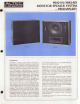 ALTEC LANSING 9842-8A SPEAKER SYSTEM Manual