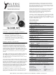 ALTEC LANSING SLC408 CEILING SPEAKER Manual