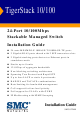 SMC Networks 6224M INT - annexe 1 Installation Manual
