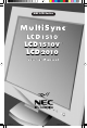 NEC LCD1520T User Manual