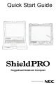NEC SHIELDPRO FC-N21S Quick Start Manual