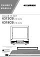 Sylvania 6319CB Owner's Manual