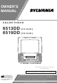 Sylvania 6519DD Owner's Manual