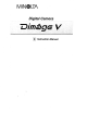 MINOLTA DIMAGE V Instruction Manual