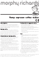 MORPHY RICHARDS IB47540 Manual