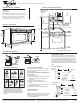 WHIRLPOOL 8205272-D-WH Dimensions And Installation Information