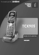 Uniden TCX905 - Cordless Extension Handset Manuel Du Propriétaire