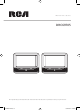RCA DRC69705 - Dual Screen Portable DVD Player Manual De Usuario