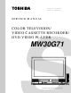 Toshiba MW30G71 Service Manual