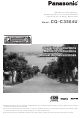 Panasonic CQC3304U - AUTO RADIO/CD DECK Operating Instructions Manual