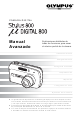 Olympus 800 - Superzoom 800 Manual Avanzado