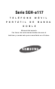 Samsung A117 - SGH Cell Phone Manual Del Usuario