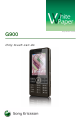 Sony Ericsson G900 White Paper