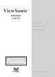 Viewsonic NX2232W User Manual