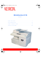 Xerox WorkCentre 4118 Quick Use Manual