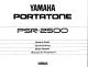 Yamaha PortaTone PSR-2500 Owner's Manual