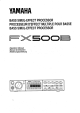 Yamaha FX500B Operation Manual