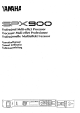 Yamaha SPX900 Operation Manual