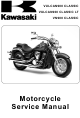 KAWASAKI VN900 CLASSIC Service Manual