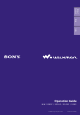 Sony NWS203FB Operation Manual