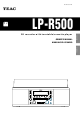 TEAC LPR500 Owner's Manual