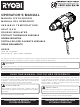 Ryobi HG500 Operator's Manual