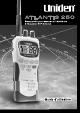 Uniden ATLANTIS250 BK - ATLANTIS 250 VHF Radio Manual D'utilisation