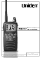 Uniden MHS350 - VHF Manual Del Usuario