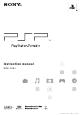 Sony PSP-1001K Instruction Manual
