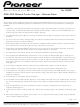 Pioneer DRM-6NX Release Notes