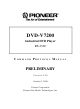 Pioneer DVD-V7200 Command Manual
