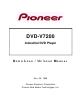 Pioneer DVD-V7200 Network Manual
