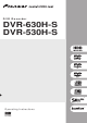 Pioneer DVR530 Operating Instructions Manual