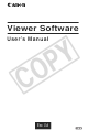 Canon C50Fi - VB Network Camera User Manual