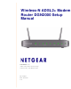 Netgear DGN2000 - Wireless Router Setup Manual