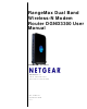 Netgear DGND3300 - RangeMax Dual Band Wireless-N DSL Gateway Wireless Router User Manual