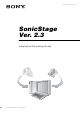 Sony D-NE319 - Atrac Cd Walkman Portable Player Installation & Operating Manual