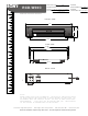 Sony RCD-W50C - Cd/cdr Recorder/player Dimensions